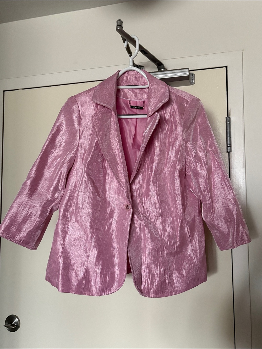 TanJay Shimmery Pink Women's Blazer